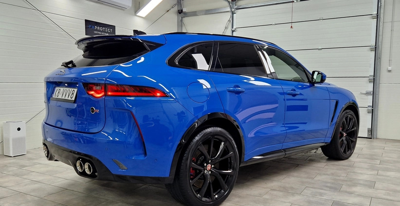 Jaguar F-Pace cena 325000 przebieg: 60400, rok produkcji 2020 z Kraków małe 562